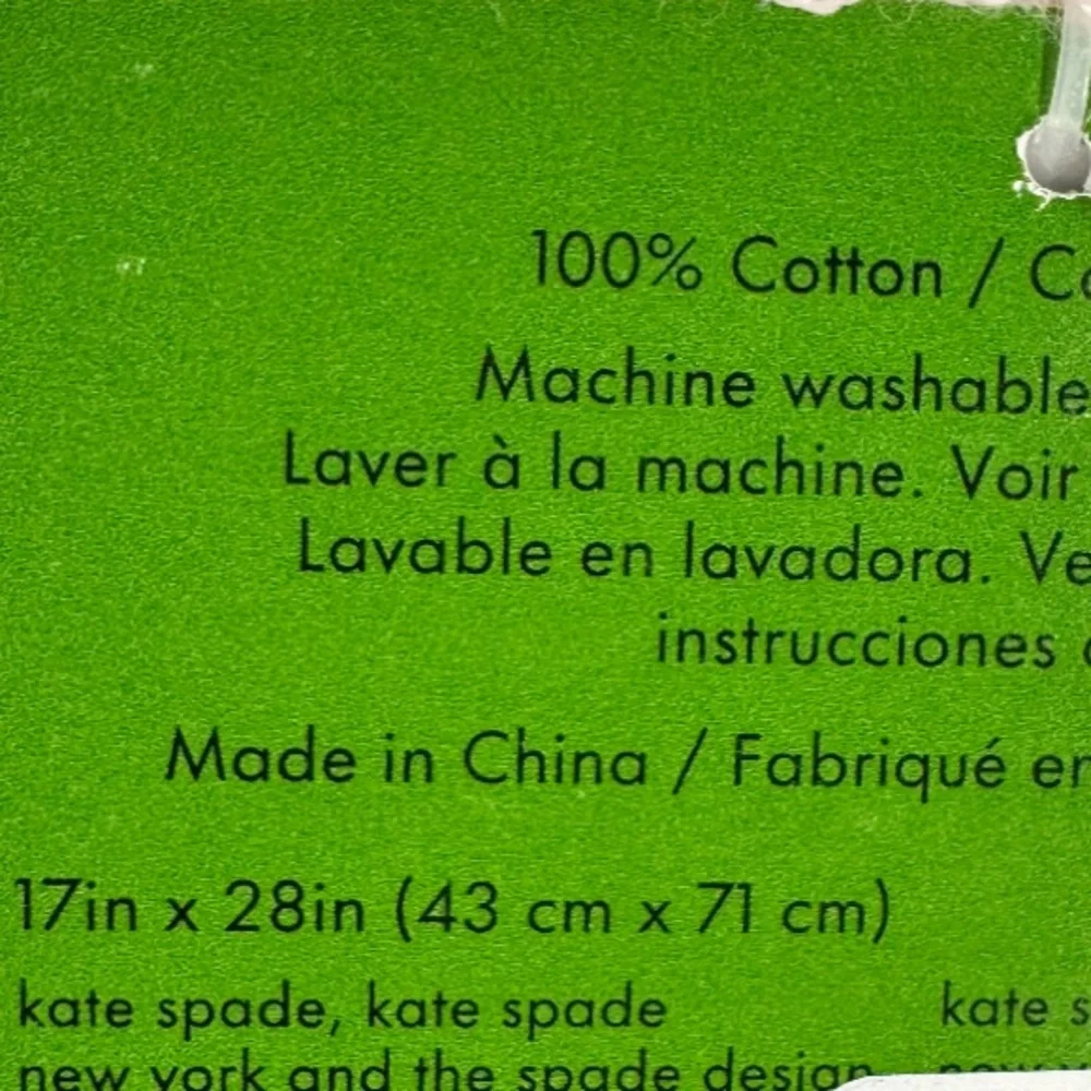 NEW Kate Spade FRUITY COCKTAILS/STRIPED Themed Kitchen Towels Set/2